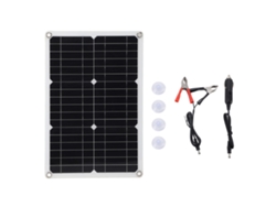 Panel solar semiflexible monocristalino de 18 V y 20 W, de alta eficiencia y resistente al agua, para coche, caravana, yate o barco.