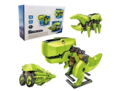 Kit de juguetes de robots dinosaurio 3 en 1 de 2026: robots insectos solares, máquinas, taladro y juego de montaje para niños de 8 a 12 años.