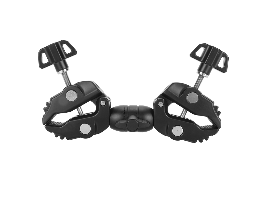 Soporte De Câmara De Doble Bola Com Abraçadeira Para Bicicleta E Ação