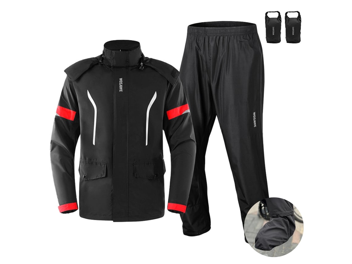 Conjunto De Chaqueta Y Pantalones Impermeables Para Ciclismo Al Aire Libre Resistente Al Agua Y Transpirable