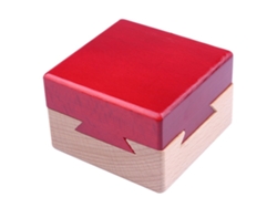 Ats-caja De Rompecabezas De Madera Mini 3d, Caja Con Compartimento Secreto, Juguete De Rompecabezas Cerebral Para Niños Y Adultos