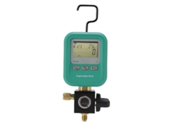 Manómetro Digital Con Entrada De 1/4 De Pulgada Para Mantenimiento De Presión De Aire Acondicionado Y Refrigeración.