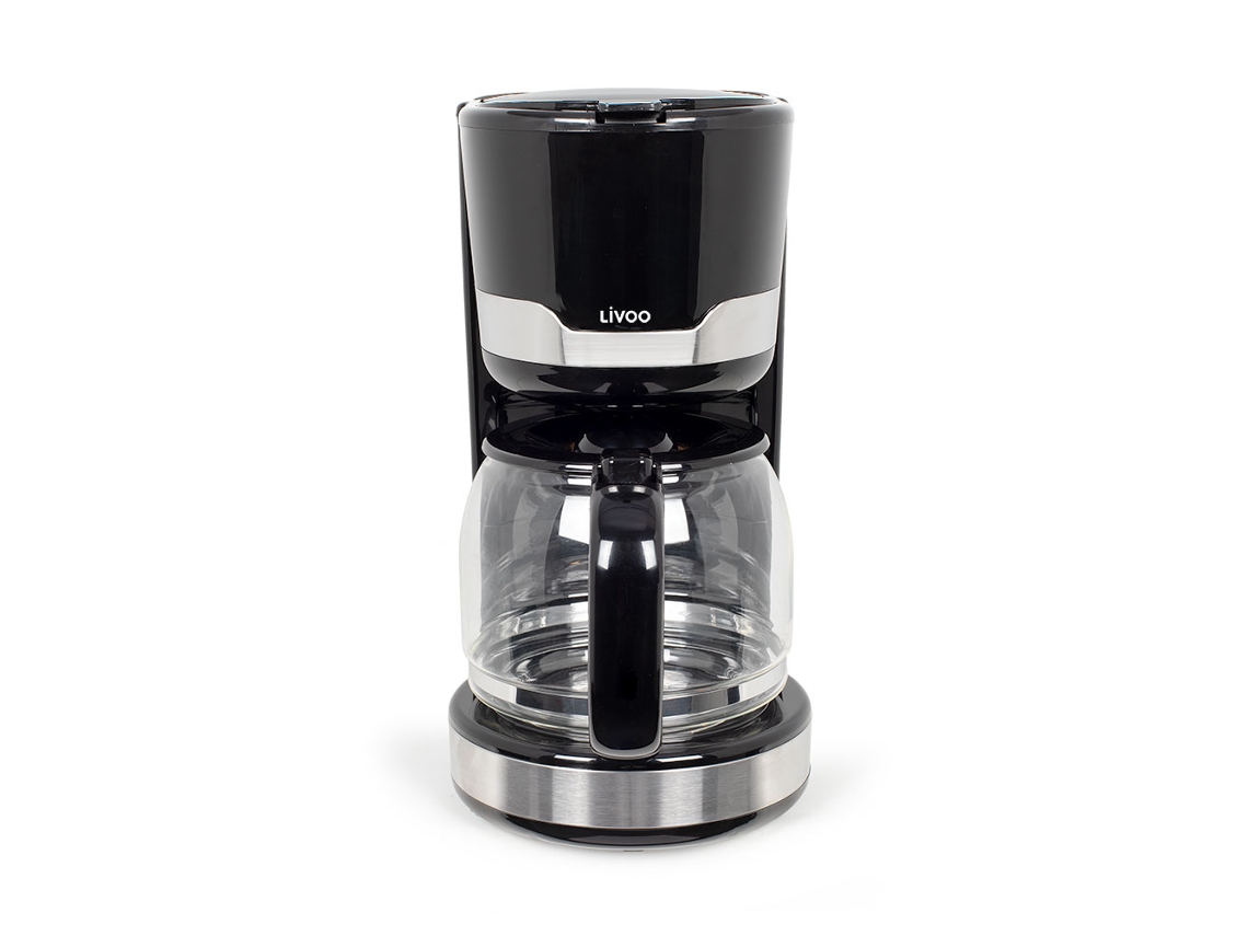 Cafetera de filtro 12 a 14 tazas 1000w negra DOD201N - LIVOO