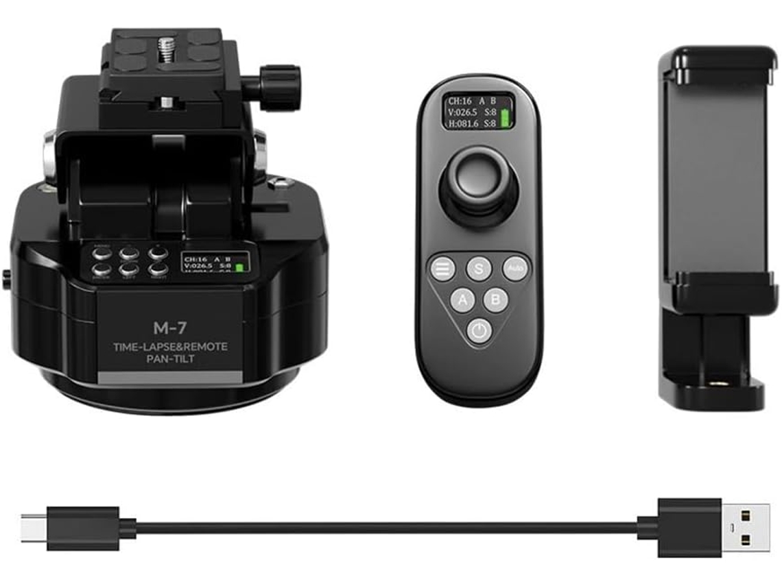 Fotografía time-lapse con rotación de 360 grados utilizando el estabilizador eléctrico SFUSHOS M7.