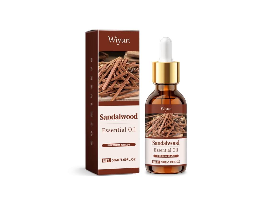 Aceite esencial de sándalo de calidad para el cuidado