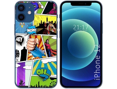 Carcasa iPhone 12 / 12 Pro (6.1) TUMUNDOSMARTPHONE Comic Multicolor