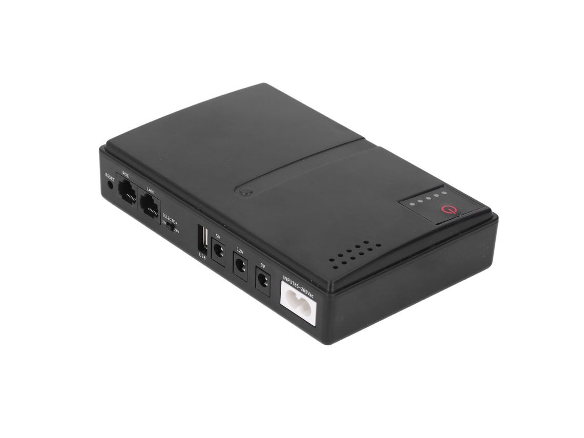 2026dz-mini UPS de batería compacta para router y cámara 36w 5v 9v 12v 2a Salida Enchufe DC Ee.uu.