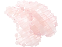 Set De 2 Mascarillas Oculares De Jade Rosa. Parches Calmantes Y Refrescantes Para Los Ojos.