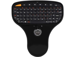 Teclado Inalámbrico Con Trackball, Mini Teclado Multimedia Portátil Con Trackball Y Ratón Aéreo Funcional.