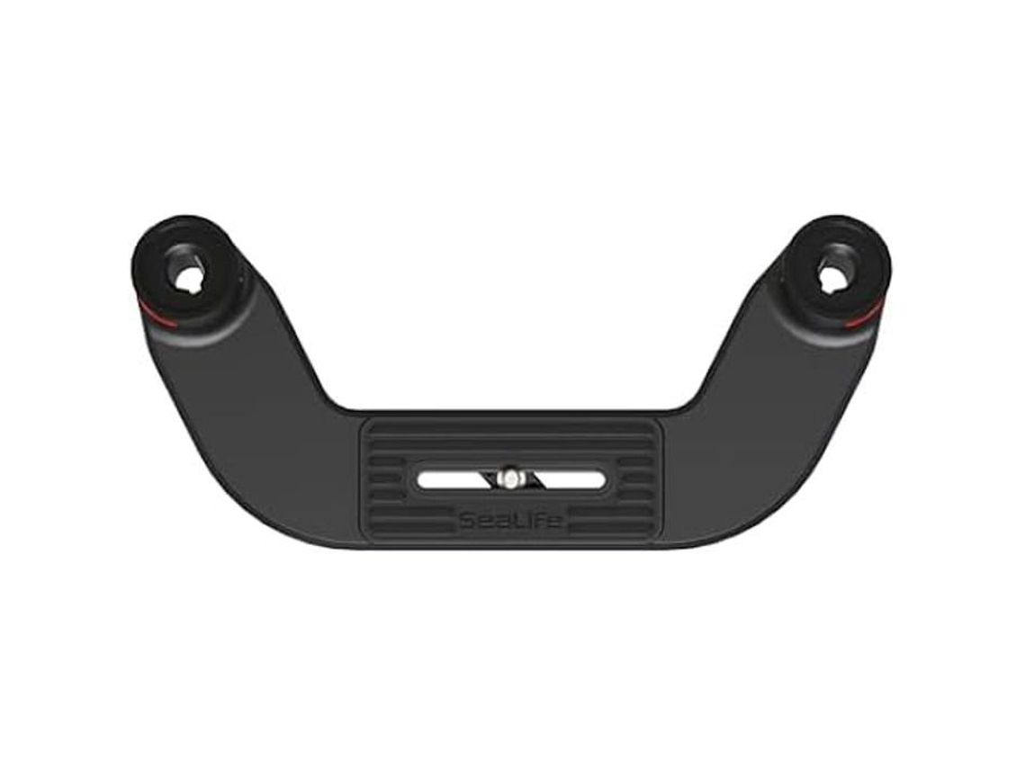 Plataforma dual ultra curva Sealife Sl9908 Flex Connect diseñada para carcasas Sealife Sportdiver y cámaras subacuáticas más amplias.