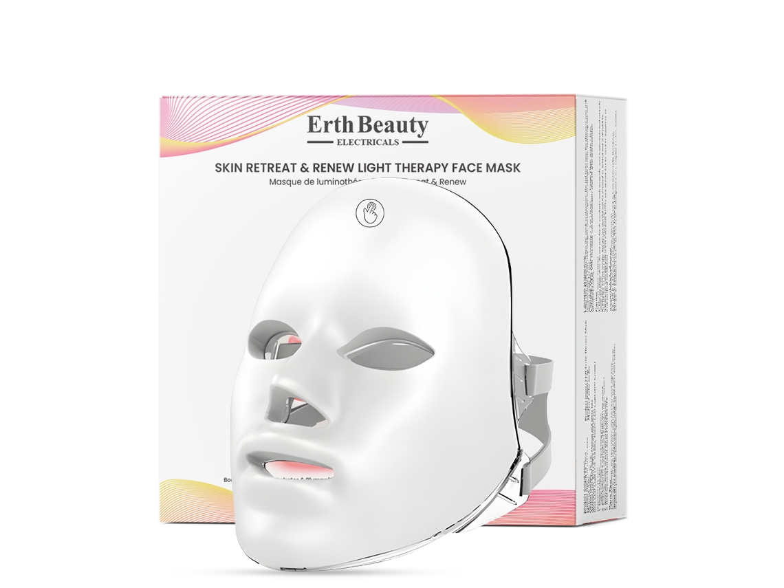 MASCARILLA FACIAL DE TERAPIA DE LUZ RENOVADORA Y RETIRO DE LA PIEL