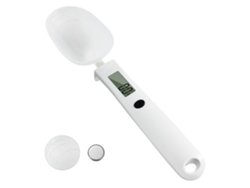 Báscula electrónica con cuchara medidora, 300 g, precisión de 0,1 g, perfecta para la cocina y el uso diario. Csyy