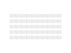50 Moldes De Plástico Transparente Resistentes Al Calor Con Forma De Corazón Para Velas, Ideales Para Manualidades.