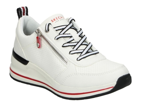 Zapatillas de Mujer SKECHERS Piel Sintética Blanco (39)