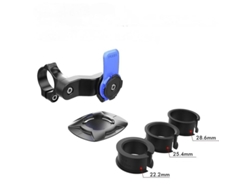2026-soporte De Teléfono Para Bicicleta Y Motocicleta Compatible Con Quad Lock, Ajustable Y Antideslizante Negro Azul