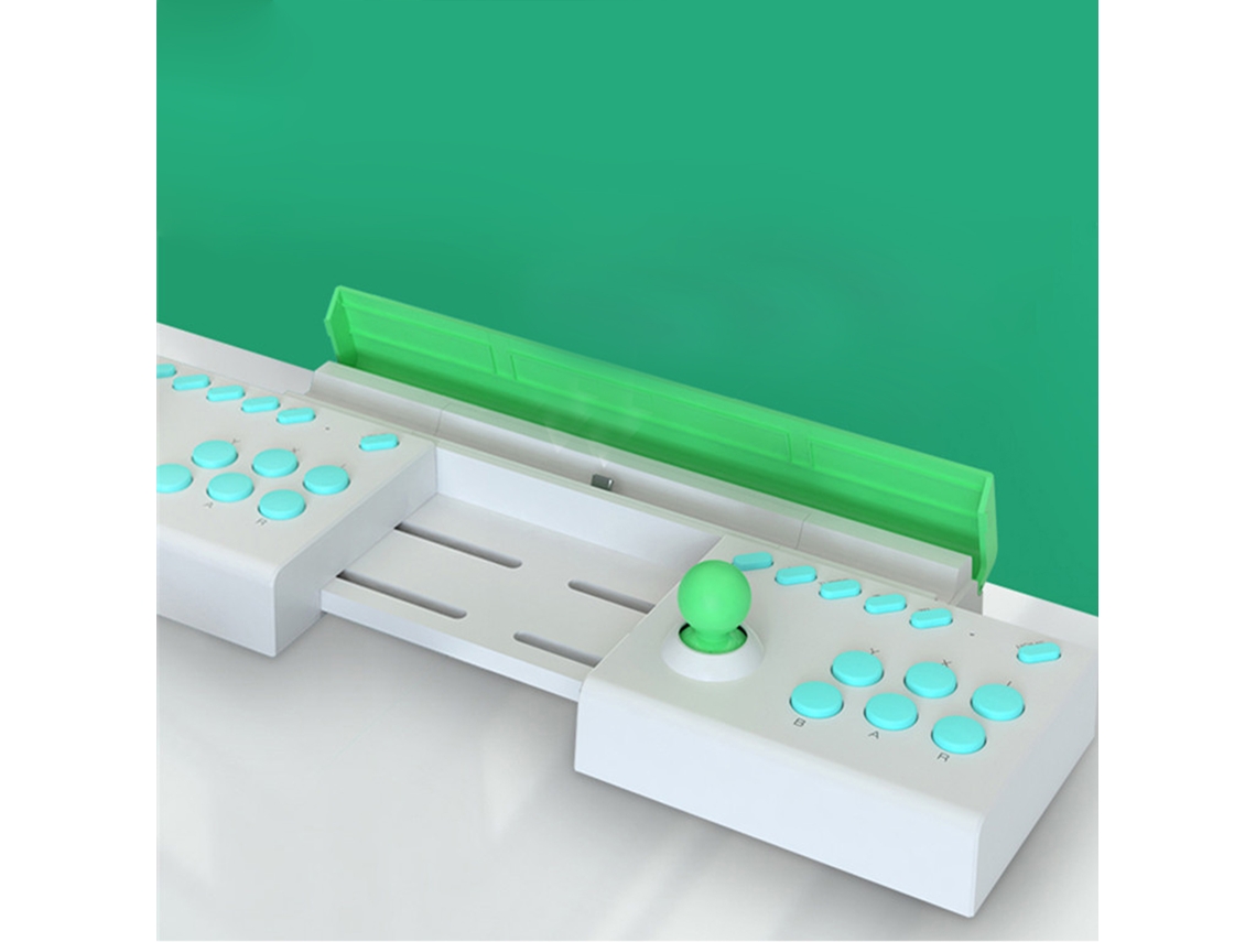 Joystick Arcade Extensible Plug And Play Con Interfaz Usb Para 2 Jugadores, Compatible Con La Consola Switch (blanco)