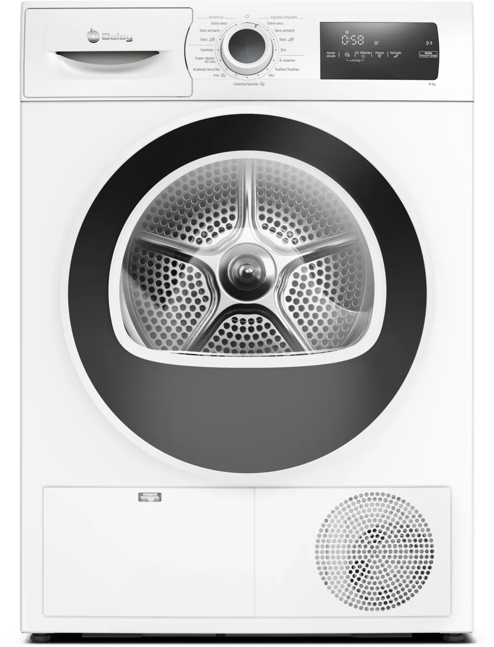 Balay – Secadora Balay 8 Kg, Bomba de Calor – 3SB582BE.