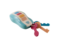 Coche De Juguete Inteligente Con Llaves, 4 Sonidos, 10 Canciones Y Luces Simuladas - Azul