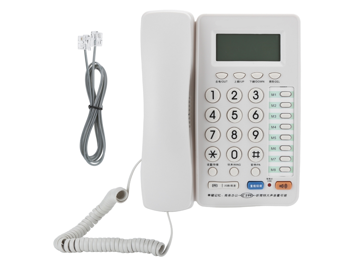 Identificador de llamadas para extensión telefónica de pared