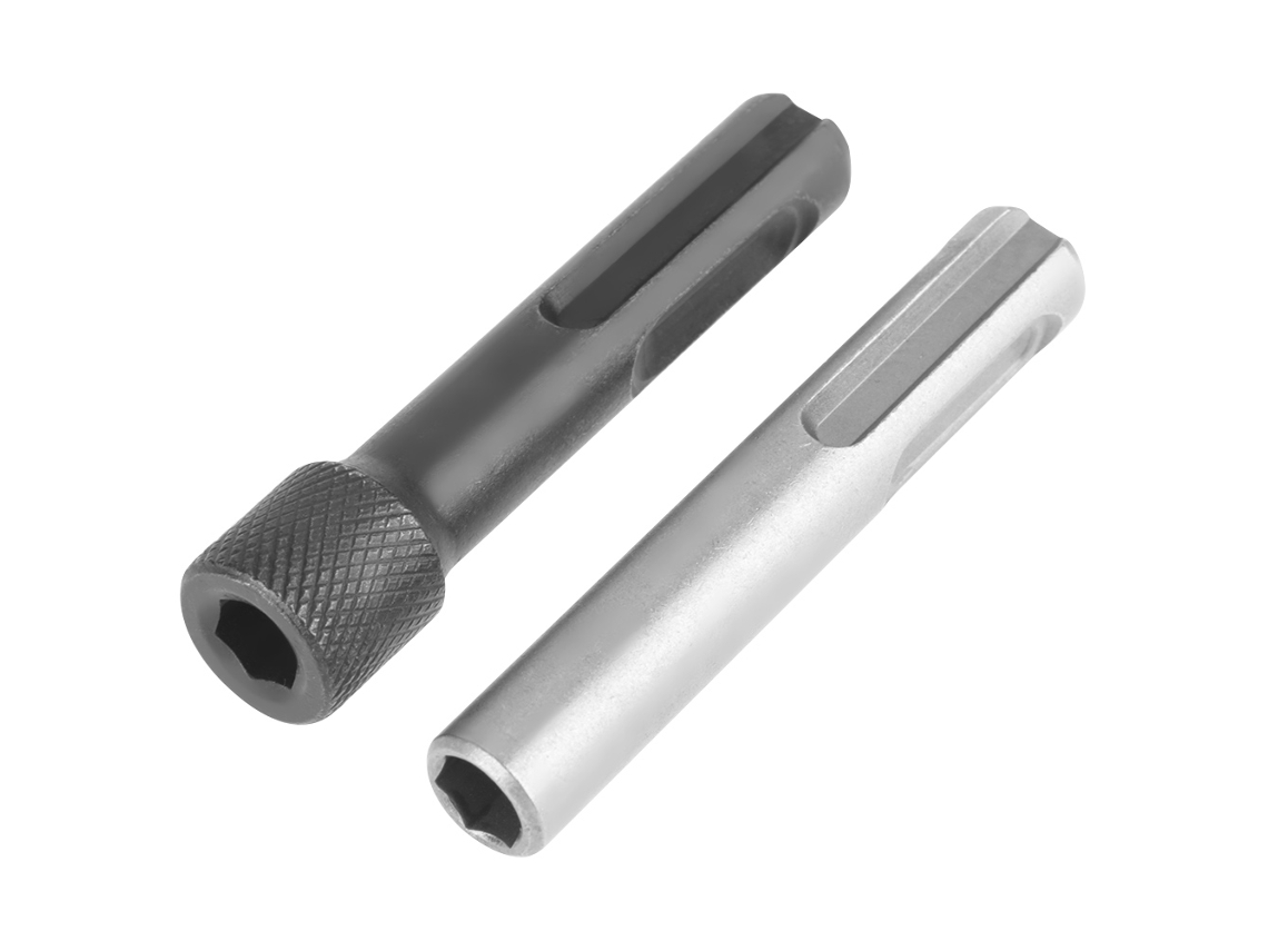 2 Piezas Portátil Adaptador De Broca Magnético Sds Con Mango Hexagonal 1/4" Para Destornillador
