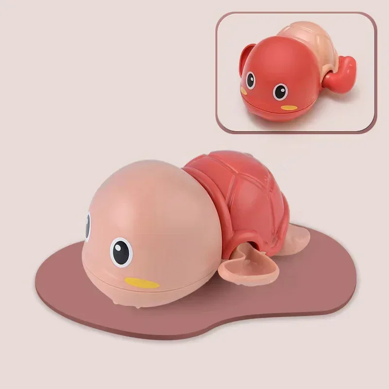 (tortuga Roja) Juguete De Baño Para Bebés