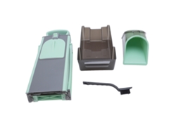 Cortador De Verduras Ajustable, Picador/rallador Multifuncional Para Cocina Con Acero Inoxidable.