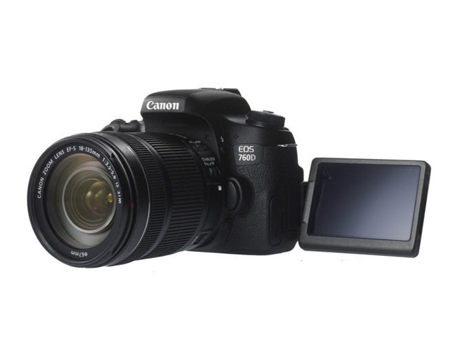 Kit Cámara Réflex CANON 760D + EF-S 18-135mm (Negro - 24.2 MP - ISO: 100 a 25600)
