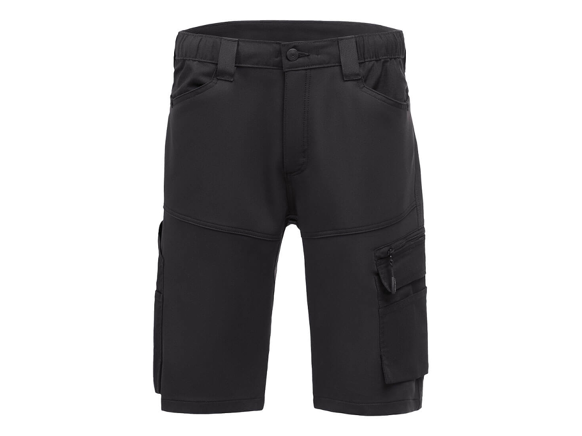Bermuda Dx4 Trade - Pantalones cortos de trabajo totalmente negros / Talla 30