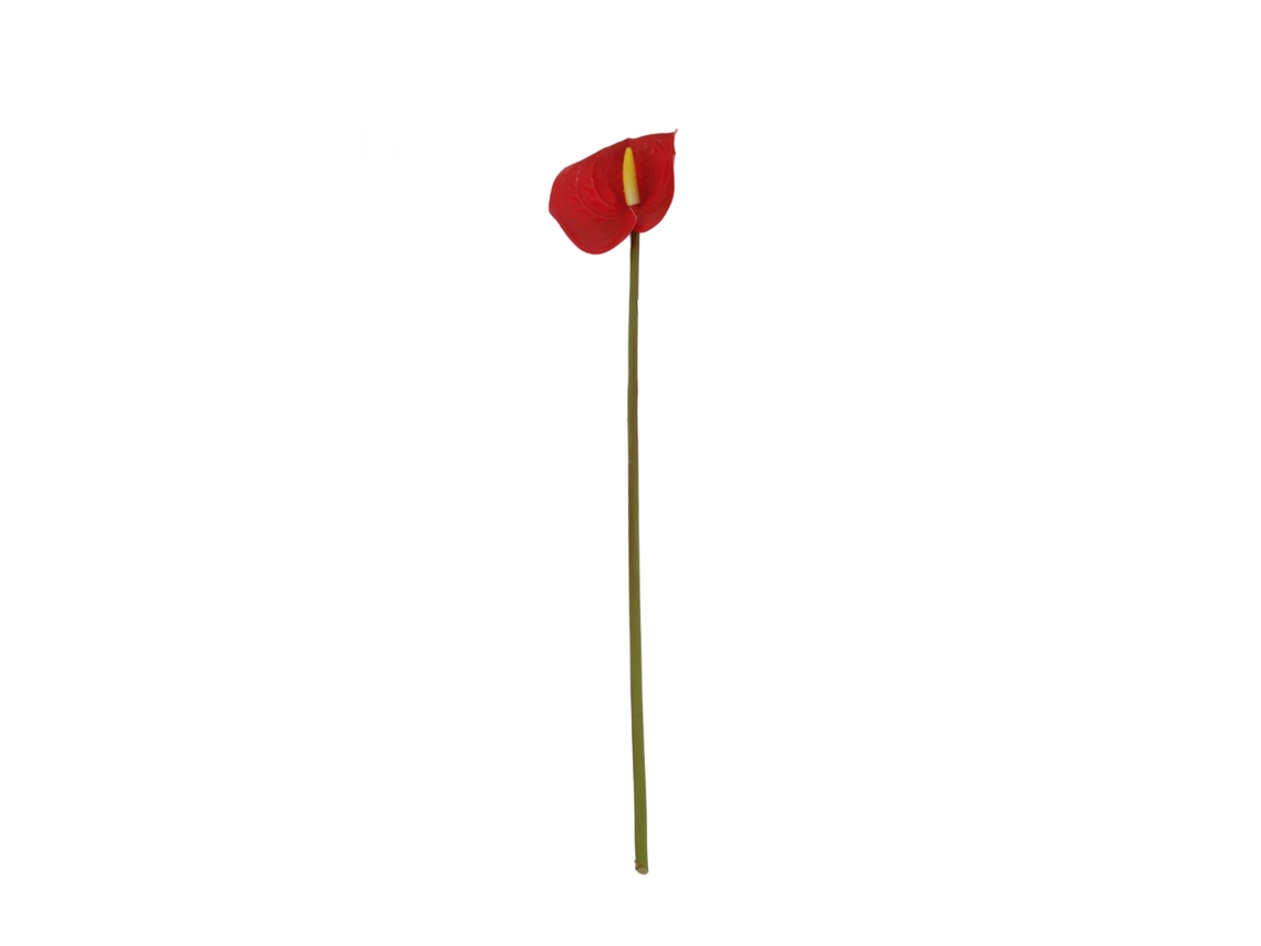 Ramo 3d De Flores Artificiales De Anturio Para Decoración Del Hogar Y Sala De Estar (simulación Verde)