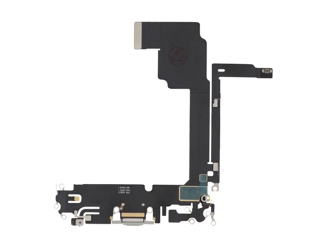 CLAPPIO Conector de carga Lightning para iPhone 15 Pro Max Blanco