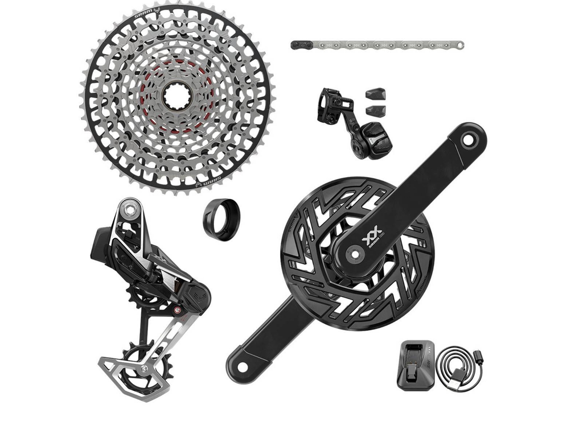 Paquete completo para bicicleta de pinza tipo t SRAM XX Bosch ISIS 36DTS 165 10/52