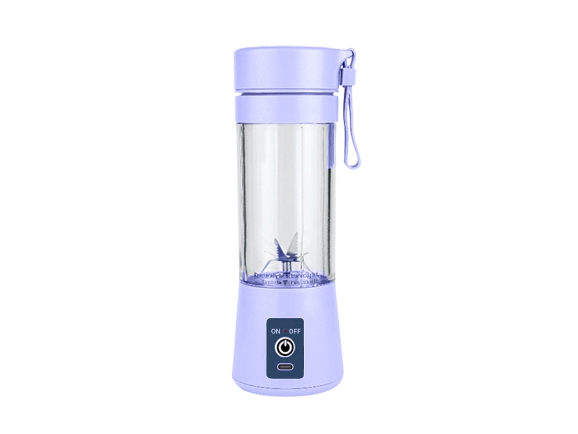 Licuadora Portátil Para Jugos Exprimidor Recargable Por Usb Máquina De Mezcla Gusshious Lavanda