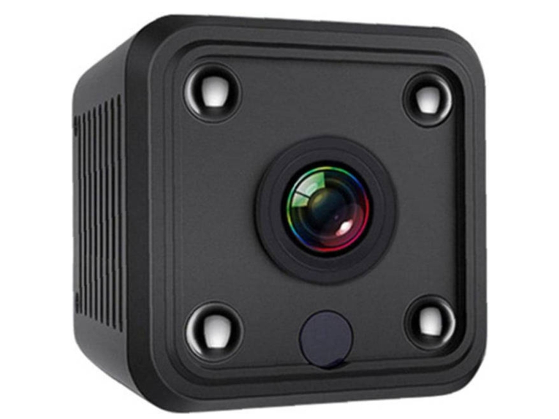 Minicámara Bestvite con WiFi HD 1080p, audio deportivo y visión nocturna (negra)