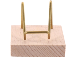 Soporte Metálico Beige Minerales Estable Fácil Guardar Piedras Exhibición Decoración Interiores