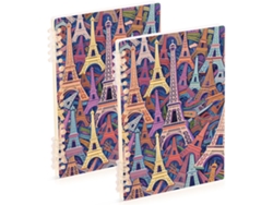 Besportble Juego De Espiral Rayados Y Polipropileno Romper 21,1 X 14,5 Cm