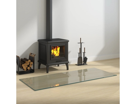 Placa de vidrio para chimenea rectangular 120x50 cm VIDAXL
