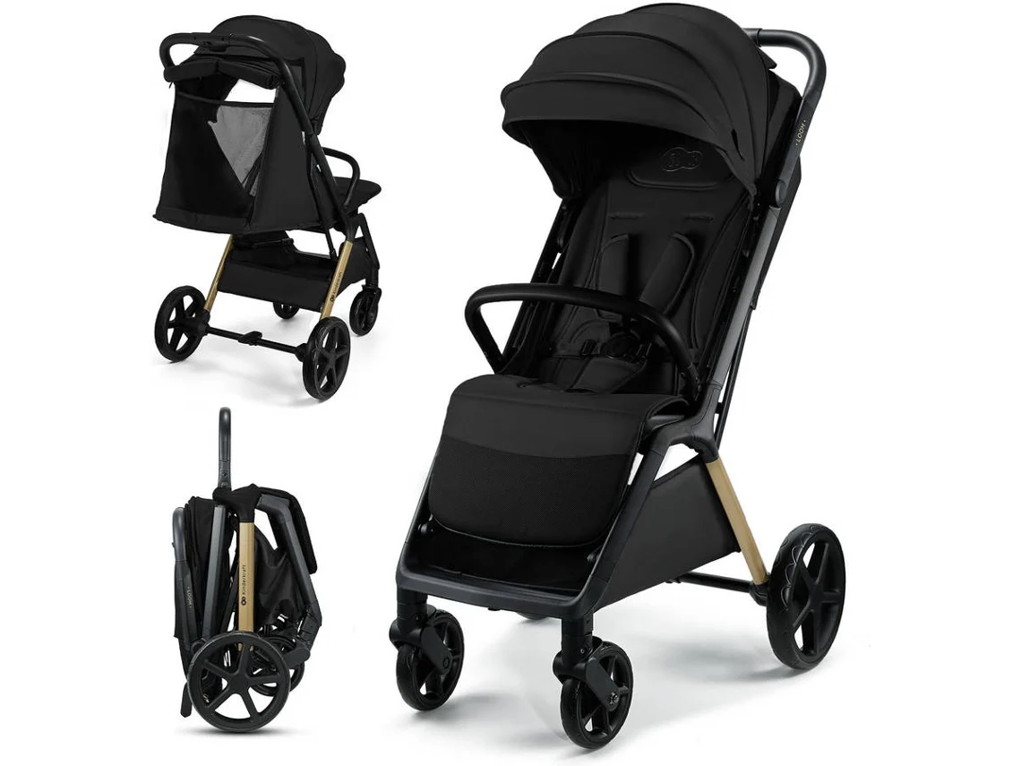 Cochecito de Bebé KINDERKRAFT Loom (Negro)