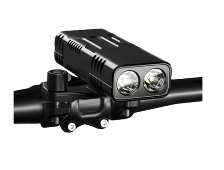 Accesorios para bicicletas, luz Led para bicicleta de gran capacidad, banco de energía para bicicleta, luz para montar de noche, luz Led negra ENZONS