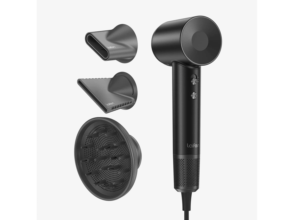 Secador De Pelo Laifen Swift De Alta 3 En 1 Velocidad,1500w,negro