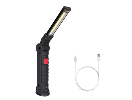 Led Work Light, Rechargeable Work Lights with Magnetic Base 360Rotate and 5 Lighting Modes Ultra Bright COB Flashlight Inspection Lamp for Car