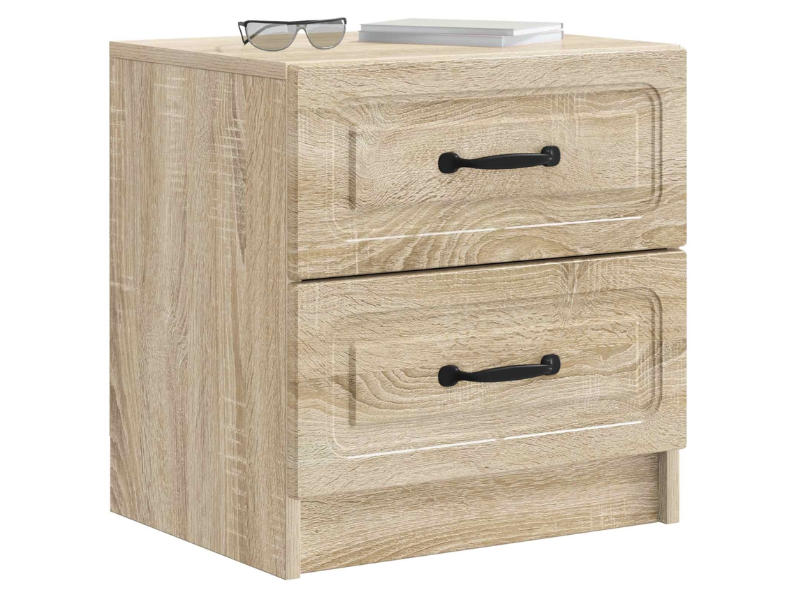 Maison Exclusive - Armario De Noche 2 Pcs Roble Sonoma 43 X 34,5 X 44,5 Cm