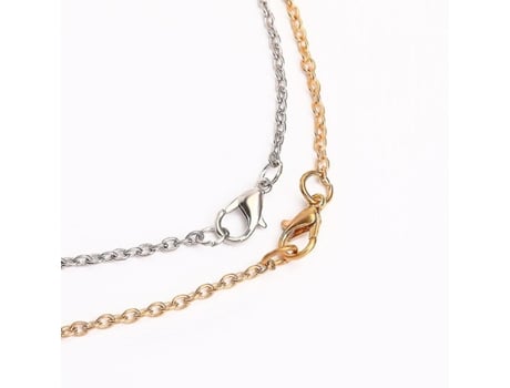 2 piezas Collar de costura Tai Chi Gossip Yin Yin Yang Collar de pareja colgante