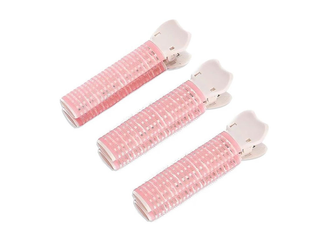 Paquete De 3 Pinzas Para El Cabello Para Dar Volumen En La Raíz, Pinzas Para El Cabello Para Cabello Naturalmente Esponjoso (rosa)