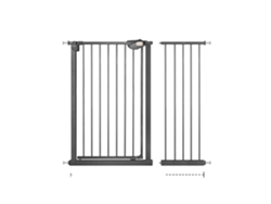 Barrera de seguridad para bebés, cierre automático, sistema de doble bloqueo, 105 x 114 cm.