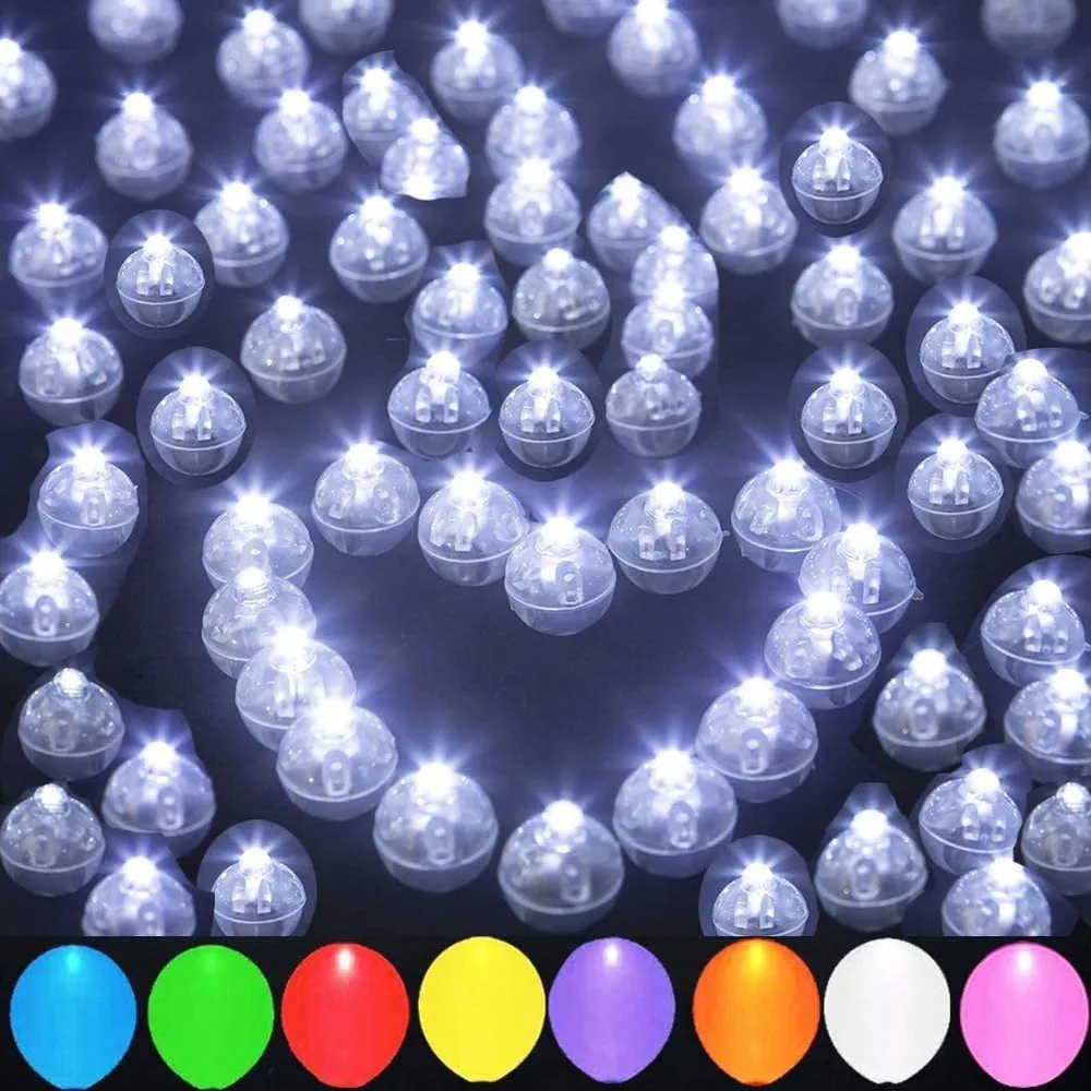 Nuevos 100 mini globos LED redondos Lightsvayotoy