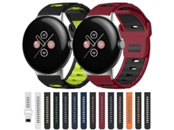 Pulsera de silicona bicolor Xdfind con cierre plano