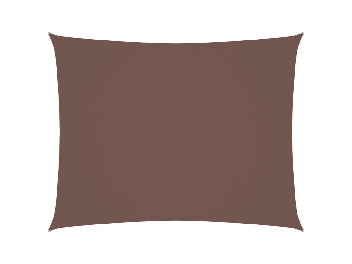 Maison Exclusive - Toldo De Vela Rectangular Tela Oxford Marrón 2,5x4 M