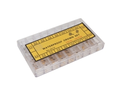 Piezas para botones de reloj, 140 unidades/caja para reparación de relojes