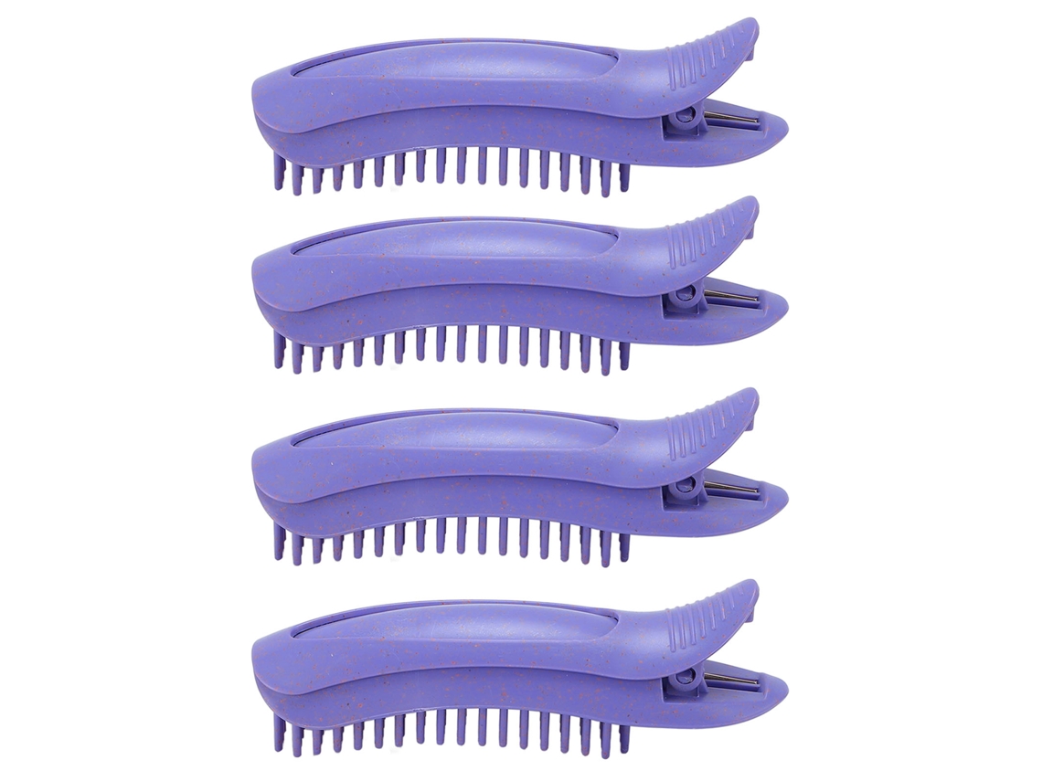 4 Clips Volumizantes Para Pelo Con Dientes De Peine Resistentes Al Calor Rizado Rápido Elevador De Raíces