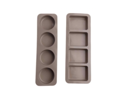 Moldes de silicona para jabón con 4 cavidades